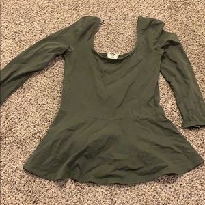 Express xs peplum top